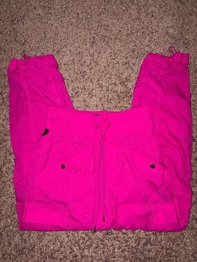 ATHLETA Alicia Keys Keys High Waist Utility Pant Hot Pink